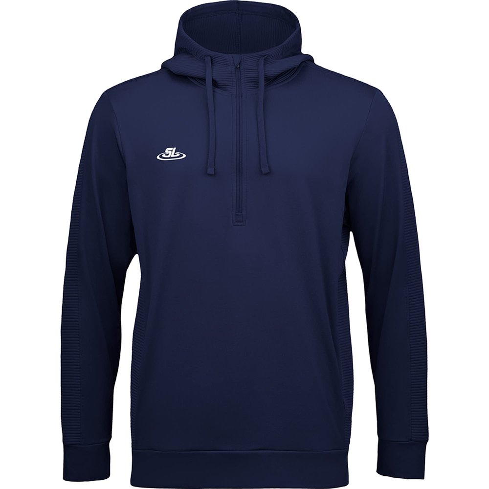 ScrapLife | Mens Premium Performance Wrestling Essential Performance Warm-up Hoodie Jacket | Professional Athletes Choice! (Youth Small, Navy)