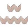 Healifty 3pairs Elastic Toe Caps for Dancers Forefoot Guard Dance Socks Ballet and Gymnastics Protector Foot Gloves Comfortable Fit for All view 1