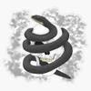 crane and black mamba Sticker Bumper Sticker Vinyl Decal 5" view 1