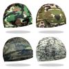 4 Pcs Skull Cap Sweat Wicking Helmet Liner Breathable Cycling Beanie Running Sports Hat Cooling Head Wraps for Men (Camo Color) view 1
