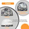 4 Pcs Skull Cap Sweat Wicking Helmet Liner Breathable Cycling Beanie Running Sports Hat Cooling Head Wraps for Men (Camo Color) view 3