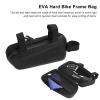 Bicycle Triangle Bag, Bicycle Triangle Bag EVA Hard Shell Waterproof Mountain Bike Front Frame Bag for Outdoor Sports Riding view 3