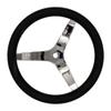 MARINE CITY 3-Spoke Steering Wheel  316 Stainless Steel, 13-1/2" Dia W/PU Foam - 3/4" Tapered Shaft, Corrosion-Resistant Marine Hardware for Boats & Yachts view 1