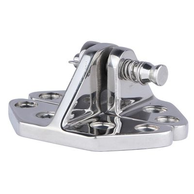 2 Pieces Marine Boat Hatch Hinge with Adjustable Screw Bolt,316 Stainless Steel,Solid Cast Hatch Hinge (2)