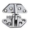 2 Pieces Marine Boat Hatch Hinge with Adjustable Screw Bolt,316 Stainless Steel,Solid Cast Hatch Hinge (2) view 3