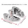 2 Pieces Marine Boat Hatch Hinge with Adjustable Screw Bolt,316 Stainless Steel,Solid Cast Hatch Hinge (2) view 4