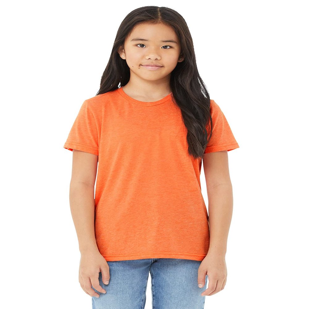 Apparel Globe Boys Triblend Short-Sleeve T-Shirt, Orange Triblend, Medium