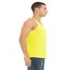 Unisex Retail Fit Sideseamed Jersey Tank Top, Neon Yellow, Small view 3