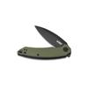 KUBEY Leaf KU333C Pocket Knife for EDC, Small Folding Knife with 2.99 Inch Blade G10 Handle, Reversible Deep Carry Pocket Clip for Camping Hunting Hiking view 3