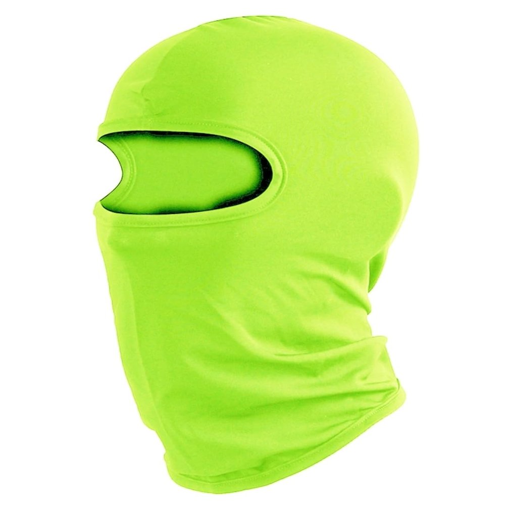 Balaclava Ski Mask Head Mask Full Face Mask Windproof Face Cover Sun UV Protection Scarf Men Women Outdoor Sport Cycling Cap (Light Green)