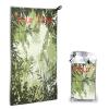 JCETUNO Microfiber Towels - Quick Dry Camping, Sports, Beach, Backpacking, Yoga, Gym, Travel Towel - Soft, Compact, Lightweight, Sand Free, Trees Leaves view 2