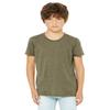 Apparel Globe Boys Triblend Short-Sleeve T-Shirt, Olive Triblend, Small view 1
