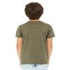 Apparel Globe Boys Triblend Short-Sleeve T-Shirt, Olive Triblend, Small view 2