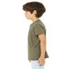 Apparel Globe Boys Triblend Short-Sleeve T-Shirt, Olive Triblend, Small view 3