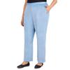 Alfred Dunner Women's Plus-Size Womens Corduroy Pull-On Straight Leg Regular Length Pant Size 24W Wedgewood view 3