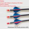 QunYing Archery Carbon Arrow 28 29 30 inch 300 340 350 400 Spine Practice Hunting Arrows for Compound Recurve Bow 12PCS-28 400 Spine view 4