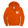 Little King NCAA Boys/Girls Infant Full Zip Cotton Fleece Hoodie Sweatshirt with Embroidered Team Logo-Clemson-Orange-18 Months view 2