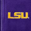 Little King NCAA Boys/Girls Infant Full Zip Cotton Fleece Hoodie Sweatshirt with Embroidered Team Logo-LSU-Purple-6 Months view 3
