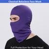 Balaclava Ski Mask Head Mask Full Face Mask Windproof Face Cover Sun UV Protection Scarf Men Women Outdoor Sport Cycling Cap (Purple) view 2