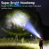 Aikertec Headlamp Rechargeable, Super Bright Headlamp for Adults, 7 Modes, Zoomable, IP68 Waterproof Head Flashlight for Camping Hunting Fishing (Batteries Included) view 2
