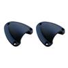 Berfi Life 2Pieces Marine Wire Cable Vent Cover with 6 Screws, Plastic Clamshell Vent Clam Shell Vent Cover for Boat Yacht view 1