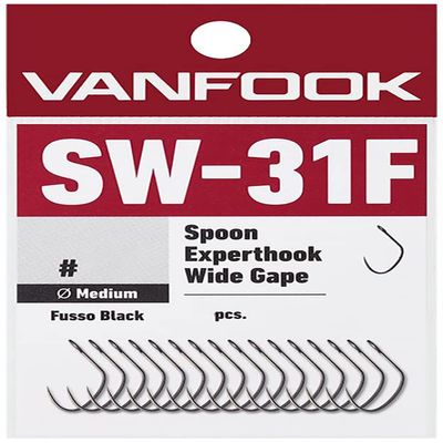 Vanfook 40470 Spoon Experthook Wide Medium SW-31F Fusso Black #7