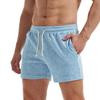 AIMPACT Mens Sweat Shorts 5 Inch Inseam Shrots Casual Athletic Jogger Workout Short Shorts for Men (Light Blue S) view 1