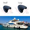 Berfi Life 4Pieces Marine Wire Cable Vent Cover with 12 Screws, Plastic Clamshell Vent Clam Shell Vent Cover for Boat Yacht view 3