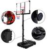 Yoluckea Portable Basketball Hoop, Adjustable Teenager Basketball Rack with Waterproof Super Bright LED Basketball Hoop Lights, Outdoor/Indoor Adjustable Height Basketball Set for Youth (6.6-10ft) view 2