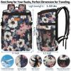 Camping Cooler Backpack 30 Cans, Soft Backpack Coolers Insulated Leak Proof Travel Cooler Bag Waterproof Lunch Picnic Beach Work Trip Thermal Bag Drink Beverage Beer Cooler Floral Painting view 3