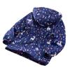 JiaYou Girls Jacket with Hood Lightweight Full-Zip Coat Soft Warm Fleece Outdoor Windbreaker(Blue,3-4 Years) view 2