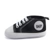 24 Months Tennis Shoes Sports Toddler Girls Barefoot Baby Walkers Kids Non-Slip Prewalker First Colour Soild Shoes Boys Shoes Floor The Baby Toddler Infant Baby Boys Black view 3