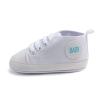 24 Months Tennis Shoes Sports Toddler Girls Barefoot Baby Walkers Kids Non-Slip Prewalker First Colour Soild Shoes Boys Shoes Floor The Baby Toddler Infant Baby Boys White view 3