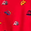 Toddler Boy Girl Cartoon Prints Sweatshirt Outfit Long Sleeve Oversized Sweater Shirts Fall Blouse (Red, 3-4 Years) view 2