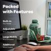 Hydracy 2.3L BPA-Free Tritan Plastic Water Bottle with Adjustable Shoulder Strap, Spill-Proof Lid, and Convenient Silicon Spout for Hydration on the Go view 4