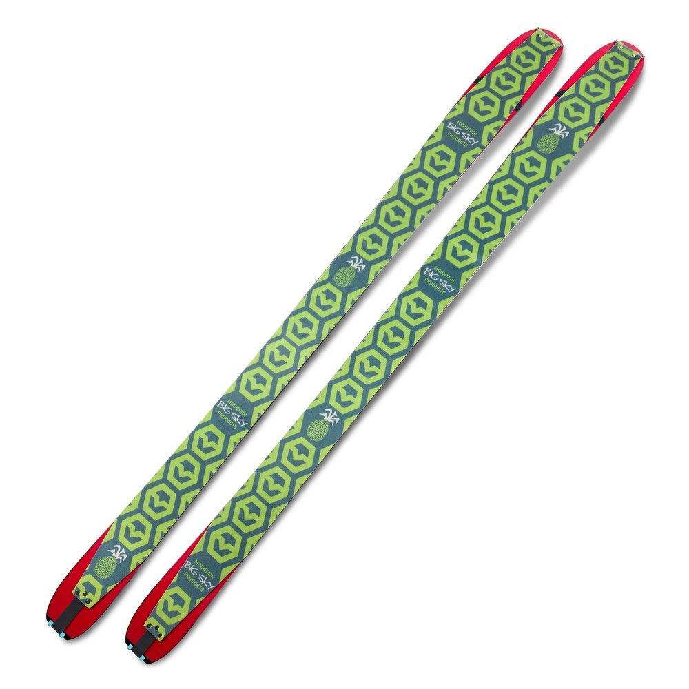 Big Sky Mountain Products Pre-Assembled Rover Nylon Ski Skins for Backcountry Touring and Ski Mountaineering, 161cm - 180cm x 125mm, Standard Print
