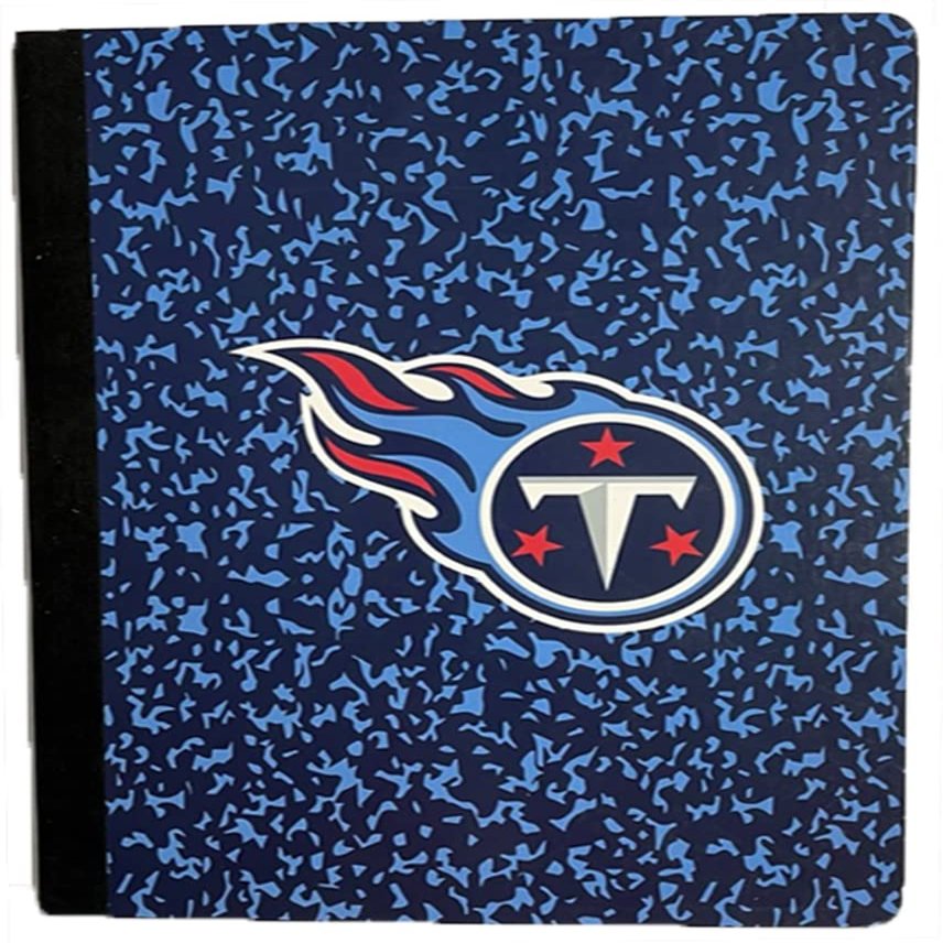 Rico Industries NFL Tennessee Titans Composition Notbeook