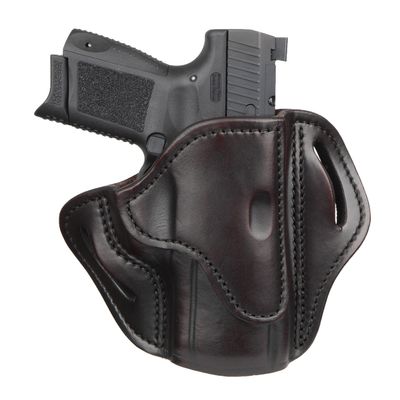 1791 GUNLEATHER P320c Holster, Right Hand OWB Leather Gun Holster for Belts Compatible with Sig Sauer P320c, P229c, HK VP9sk, P2000, 45c and Most compacts with Rails