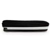 Martial Arts Polyester Belt; Choose Color with White Stripe, 1.5" Width, 8 Rows of Stitching for Karate, Taekwondo, Judo, MMA (Black, Single Wrap 2 - 58") view 1