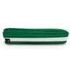 Martial Arts Polyester Belt; Choose Color with White Stripe, 1.5" Width, 8 Rows of Stitching for Karate, Taekwondo, Judo, MMA (Green, Single Wrap 6/Double Wrap 0 - 82") view 1
