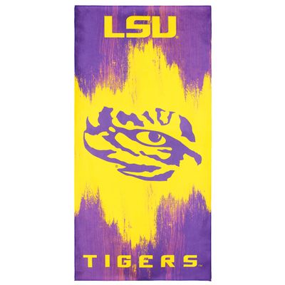 College Covers Everything Comfy LSU Tigers Beach Towel, 30" x 60"