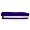 Martial Arts Polyester Belt; Choose Color with White Stripe, 1.5" Width, 8 Rows of Stitching for Karate, Taekwondo, Judo, MMA (Purple, Single Wrap 4 - 70") view 1