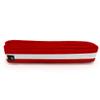 Martial Arts Polyester Belt; Choose Color with White Stripe, 1.5" Width, 8 Rows of Stitching for Karate, Taekwondo, Judo, MMA (Red, Single Wrap 7/Double Wrap 1 - 88") view 1