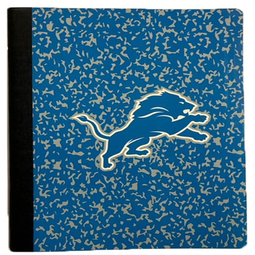 Rico Industries NFL Detroit Lions Composition Notbeook
