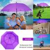 MRTLLOA Extra Large Purple Golf Umbrella, 54/62/68/72 Inch Automatic Open, Oversize Double Canopy Vented Windproof Waterproof Sports Umbrellas for Rain(68 Inch Purple) view 3