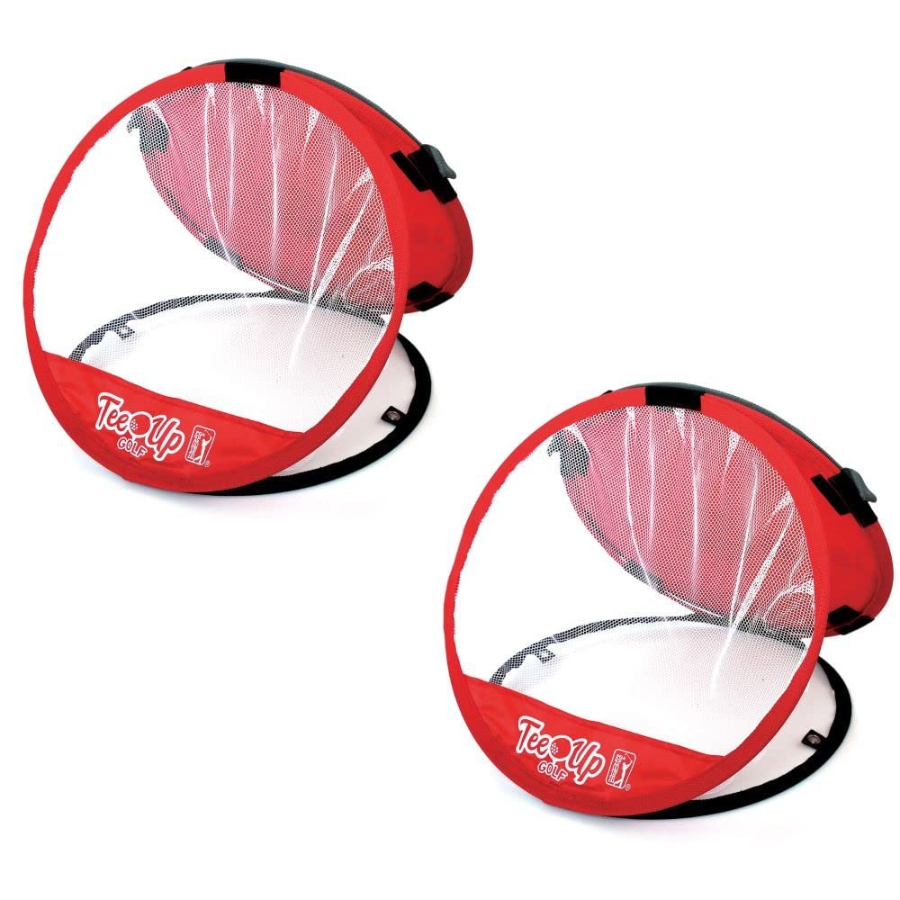 PGA Tour Golf Practice Aids by Golfgen: Premium Chipping Nets, Putting Rings, & Targets, Indoor & Outdoor Training, Improve Accuracy & Control, Master Putting and Chipping, Portable for On The Go