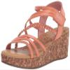 Blowfish Malibu Girls Liddie-k Wedge Sandal, Terracotta/Rosegold, 4 Big Kid view 1