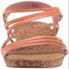 Blowfish Malibu Girls Liddie-k Wedge Sandal, Terracotta/Rosegold, 4 Big Kid view 2