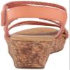 Blowfish Malibu Girls Liddie-k Wedge Sandal, Terracotta/Rosegold, 4 Big Kid view 3