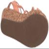 Blowfish Malibu Girls Liddie-k Wedge Sandal, Terracotta/Rosegold, 4 Big Kid view 4